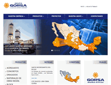 Tablet Screenshot of grupogorsa.com.mx